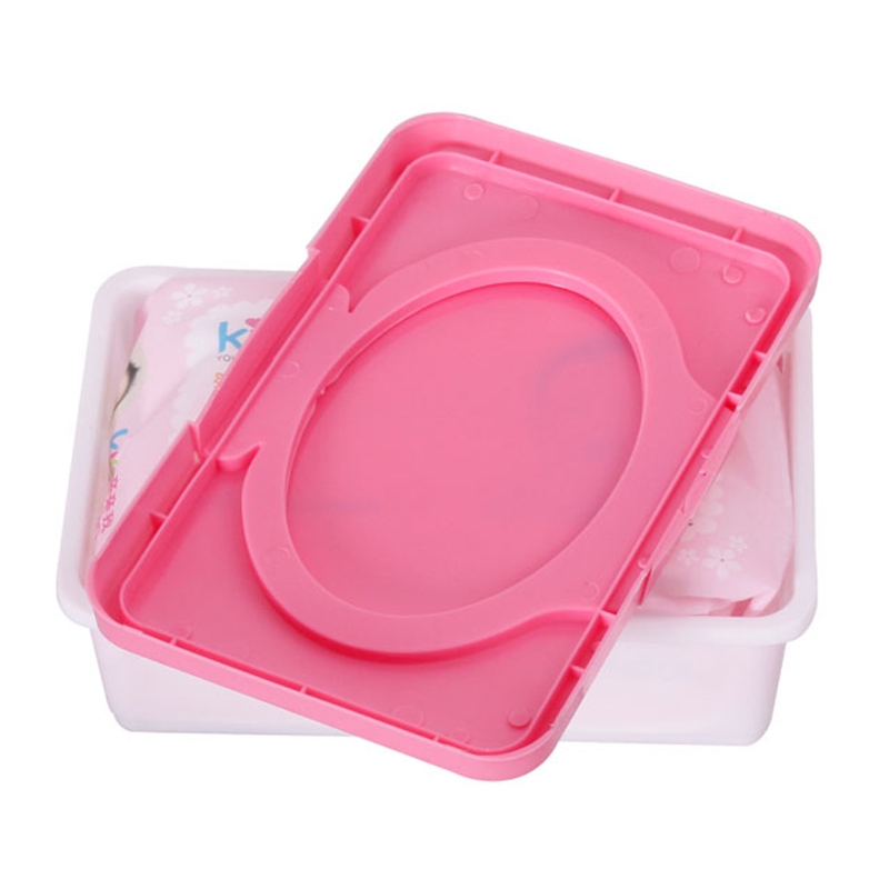 Dry Wet Tissue Paper Case Baby Wipes Napkin Storage Box Plastic Holder Container