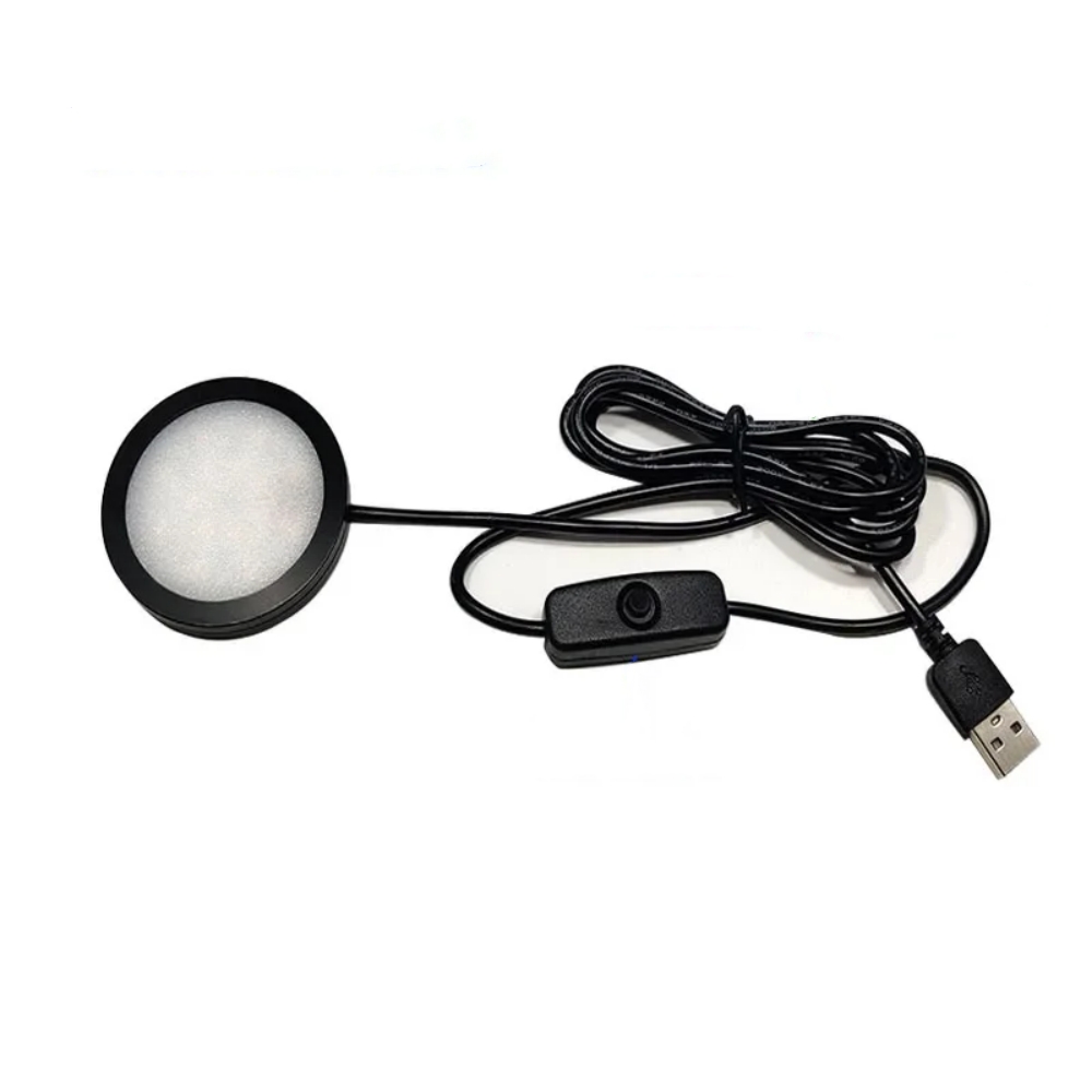 Køkken underskab led-lys vitrineskab hylde campingvogn autocamper indvendigt skabslys  dc 5v x 3w usb led-lys natlampe: Varmt lys / Lysegul