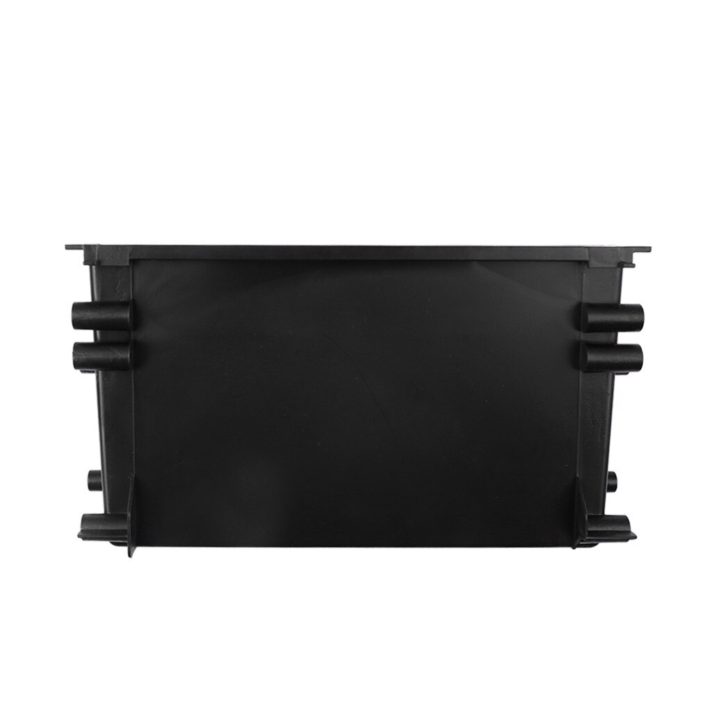 Nueva caja de almacenamiento negra de Abs para coche, cajón de bolsillo, montaje de conversión de Audio estéreo de reajuste, caja de almacenamiento de 1din, espaciador para Toyota # BL1: Default Title