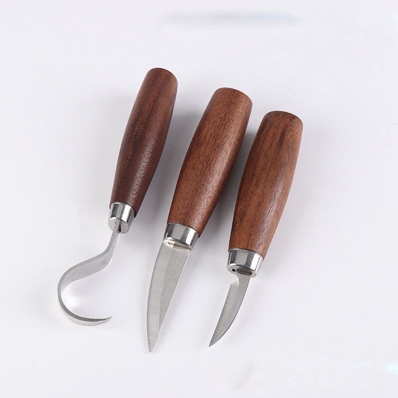 10Pcs Wood Carving Set Wood Carving Kit Include Hook Knife, Whittling Knife, Detail Knife, Knife Sharpener,Scabbard