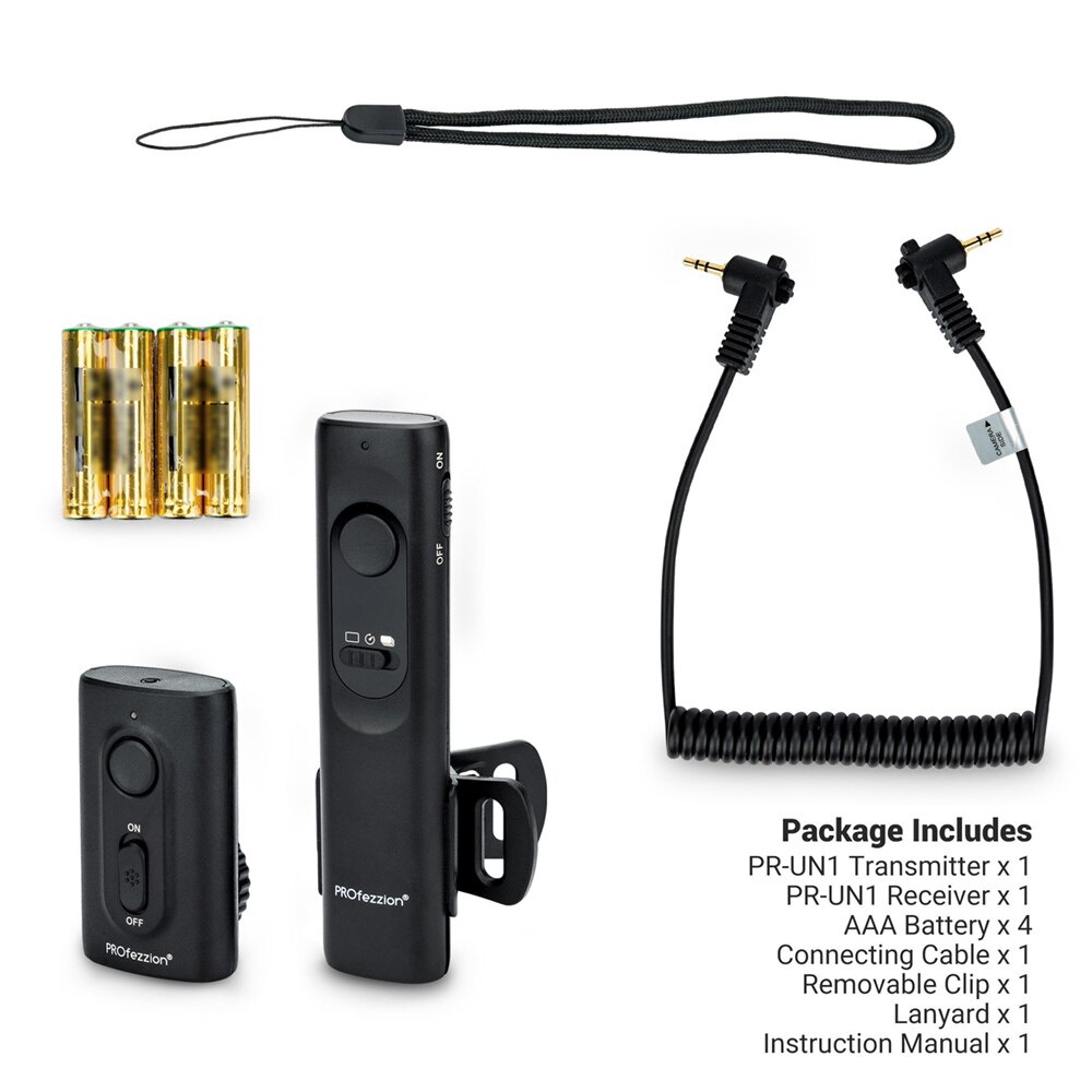 Camera Wireless Remote Control Controller Shutter Release with 4 AAA Batteries for Canon EOS 60Da 60D 450D 400D 350D 1200D 1100D: Default Title