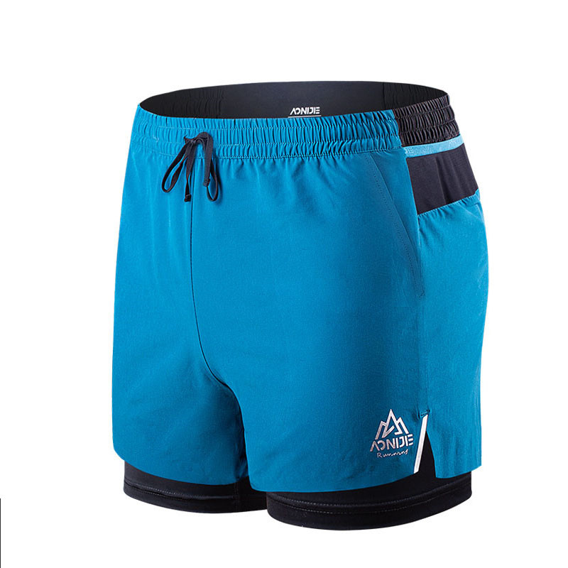Aonijie  f5102 herre hurtigttørrende trepunkts boxershorts med indvendigt for til trail fitness maratonløb fitnesscenter