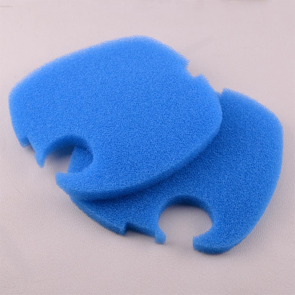 LETAOSK 2Stck Blau Aquarium Filter Pad Schwamm Schaum Baumwolle passen Für SUNSUN GRECH Kanister 304AB/404AB/704AB Ersatz