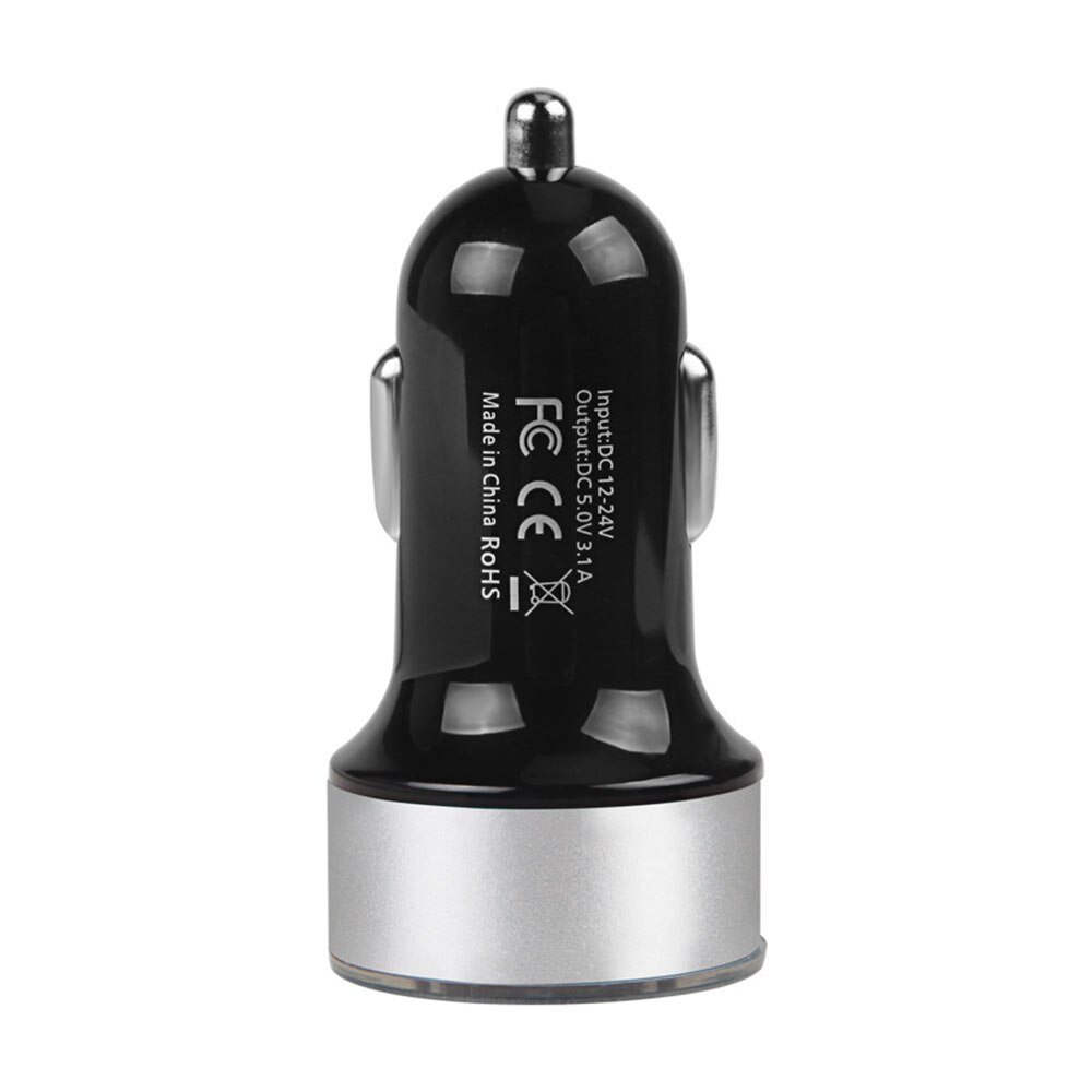 Adaptador de cargador de Teléfono de carga rápida USB 3,1 para todos los tipos de teléfonos móviles MP3 MP4 Cámara IPOD productos digitales: Plata