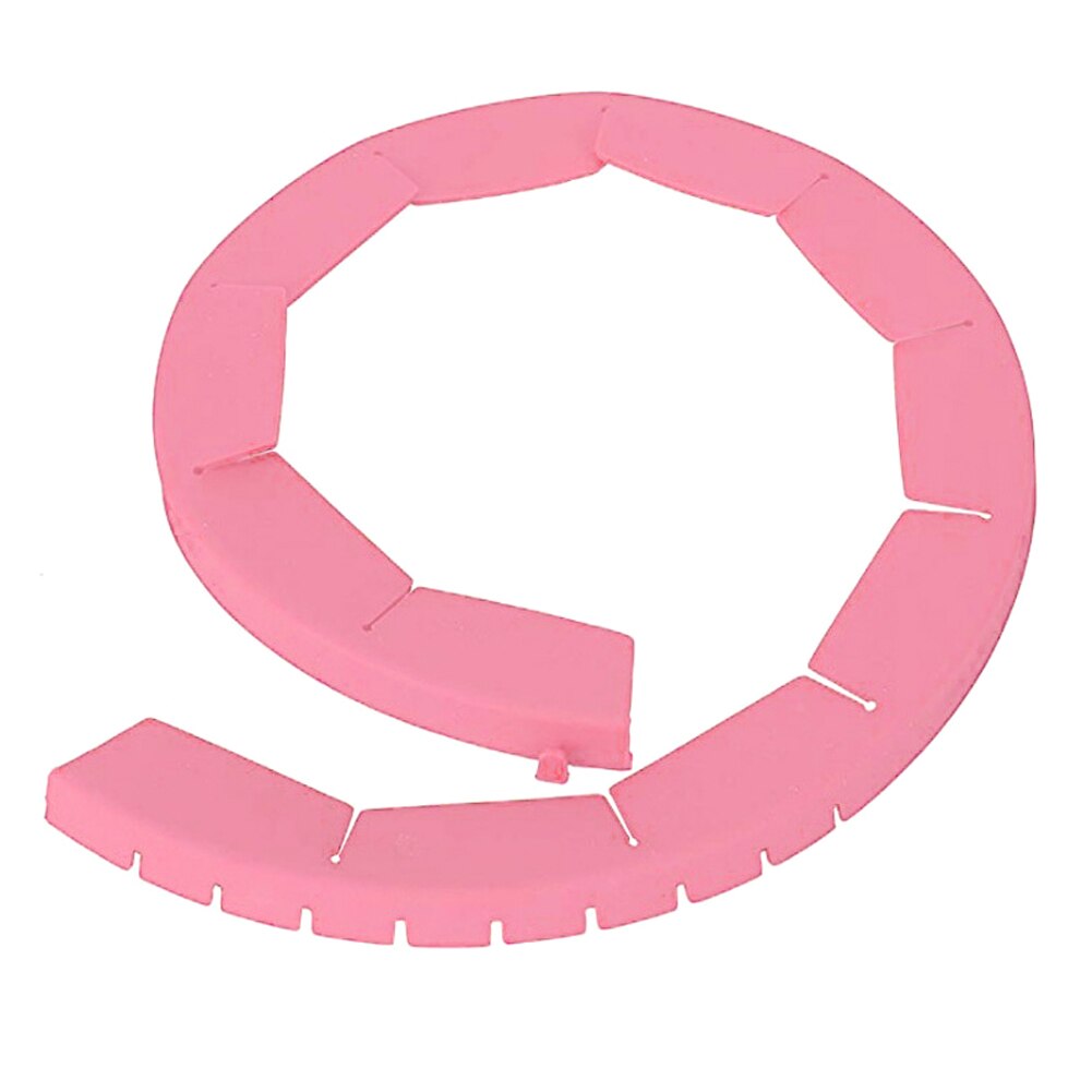 Kitchen Food Pizza Tool Pie Dish Crust Protector Shield Pan Silicone Adjustable Pie Shield Tools: Pink