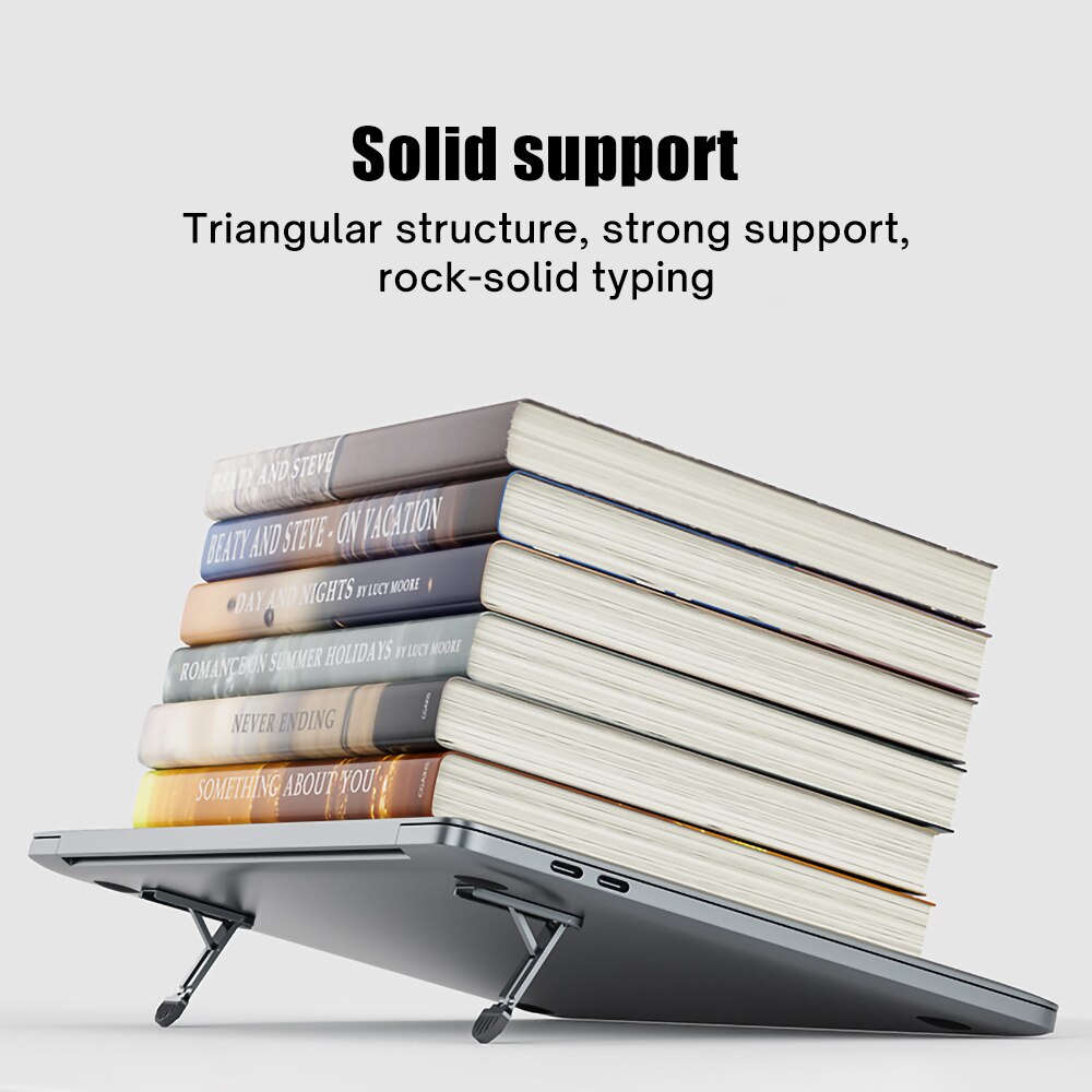 Inc Legierung Kreative Universal Tragbare Laptop Stehen Für Apple MacBook Air/Pro MateBook RedmiBook Huawei Z Unsichtbare Laptop Halter