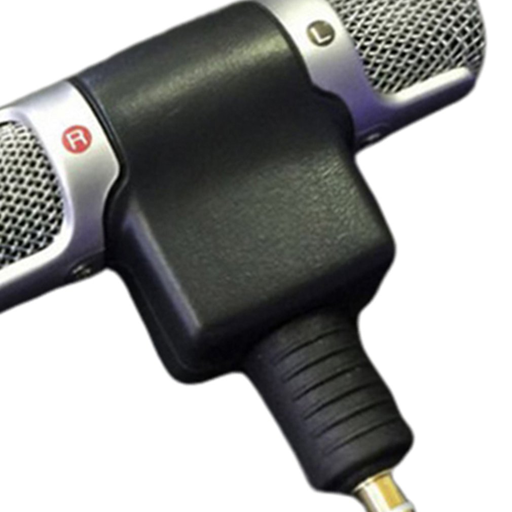 Mini prise micro micro stéréo pour l'enregistrement téléphone portable Studio entretien Microphone pour iPhone Android smartphone ordinateurs portables PC