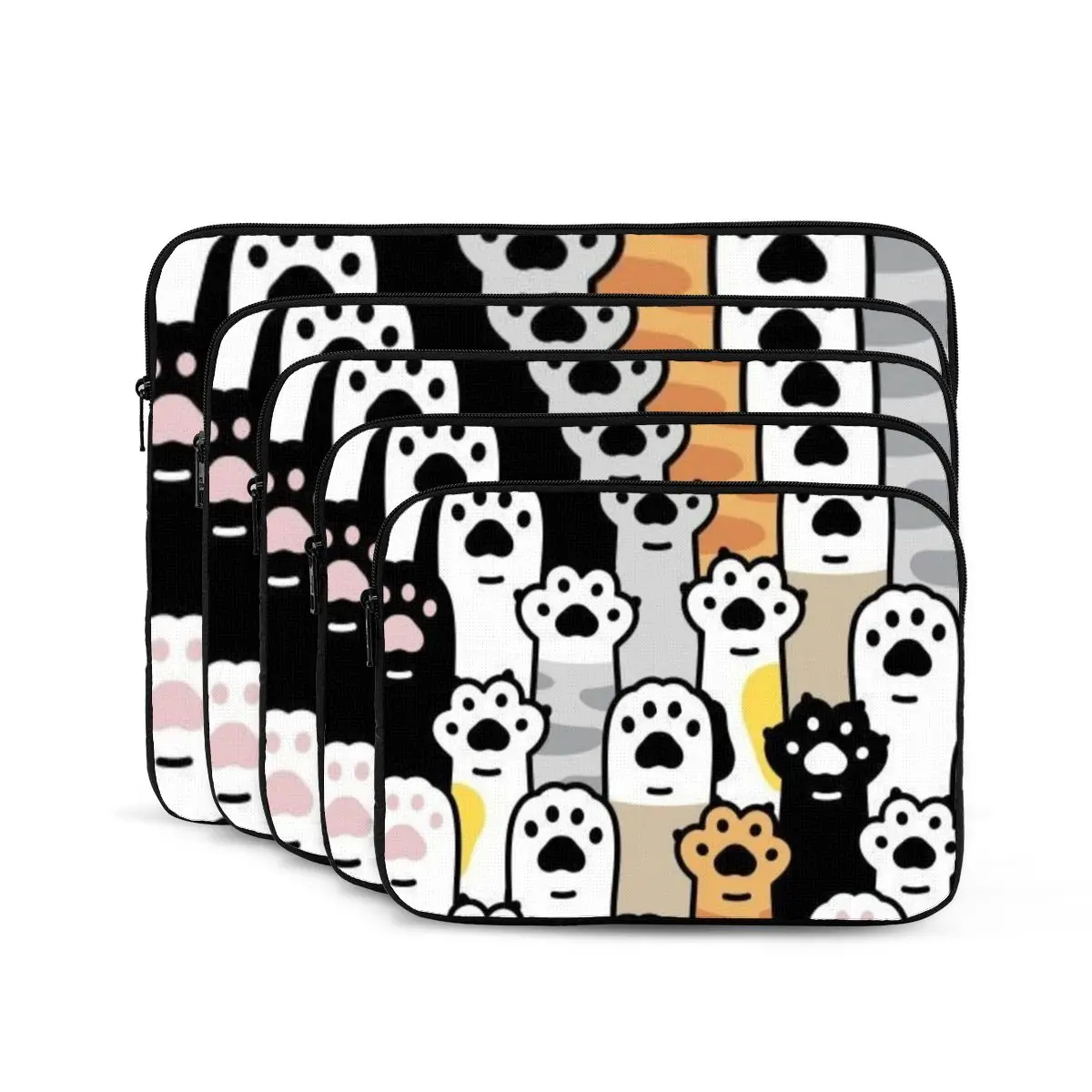 Cat Paw Lover Notebook Laptop Bag Case Pouch 10 12 13 15 17 Inch Notebook Sleeve Cover Bag Tablet Shockproof Case Bag
