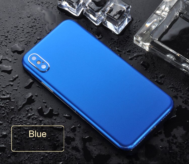 Luxus Zurück Aufkleber Schützen Film Für iPhone XS MAX Handy Zurück Protector Ultra Dünne Aufkleber Für iPhone XS MAX zurück Aufkleber: Blue For XS MAX