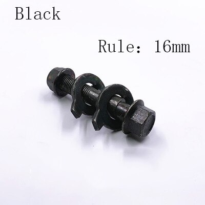 Auto repair parts Four wheel alignment eccentric screw Camber adjustment thread Tire eccentric screw for car: BLK16mm 1pc