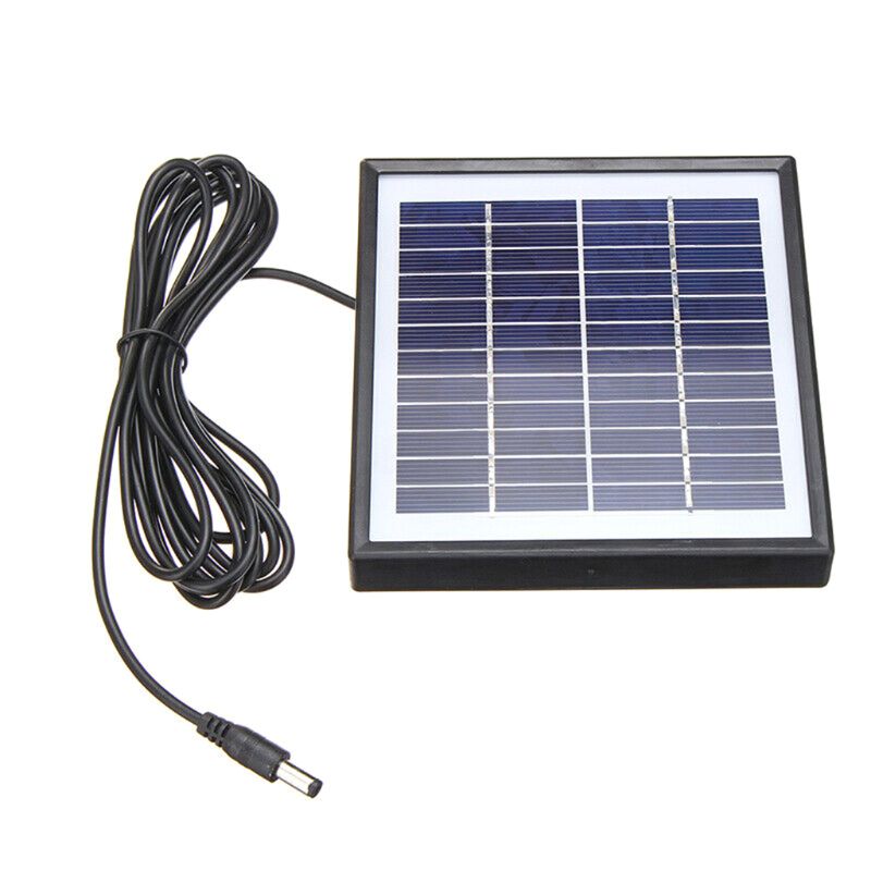 5W 12V Solarpanel Solarmodul Solarzelle Polykristallin für Camping Garten G88D