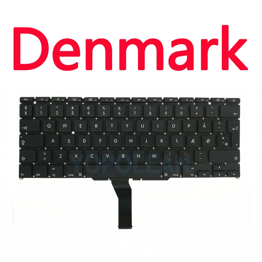 Neue A1465-Tastatur für MacBook Luft 11 Zoll A1370 A1465 Tastatur uns UK Russisch Spanien Französisch Jahr: rot