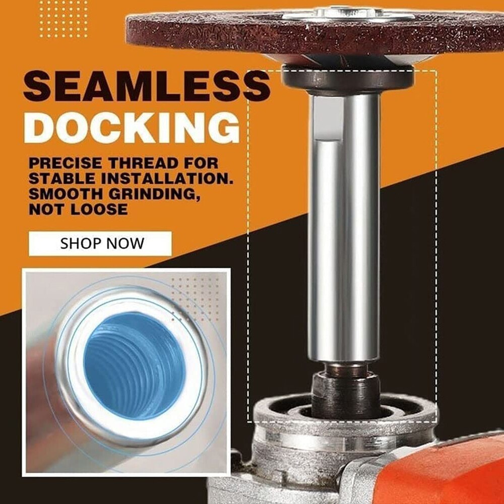 Angle Grinder Extension Connecting Rod Stainless Steel Extender Shaft Set Accessoriesfor Rotary Polisher Car Polisher M10 M14