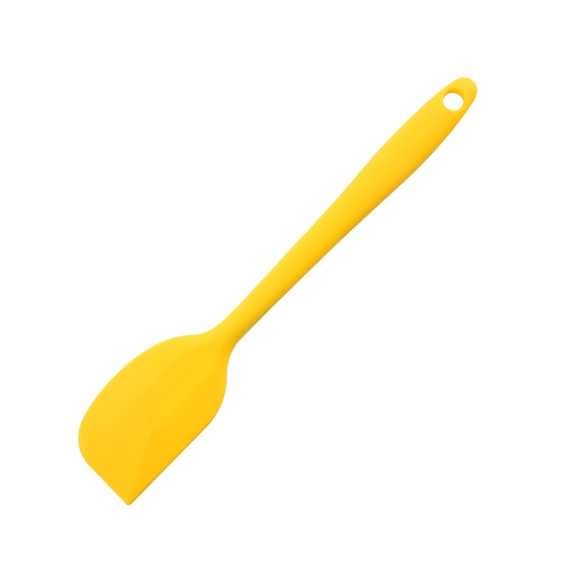Baking Silicone Scraper Set Kitchen Utensils Color Silicone Cake Spatula Oil Sweeper Baking Tool 6pcs: Small scraper