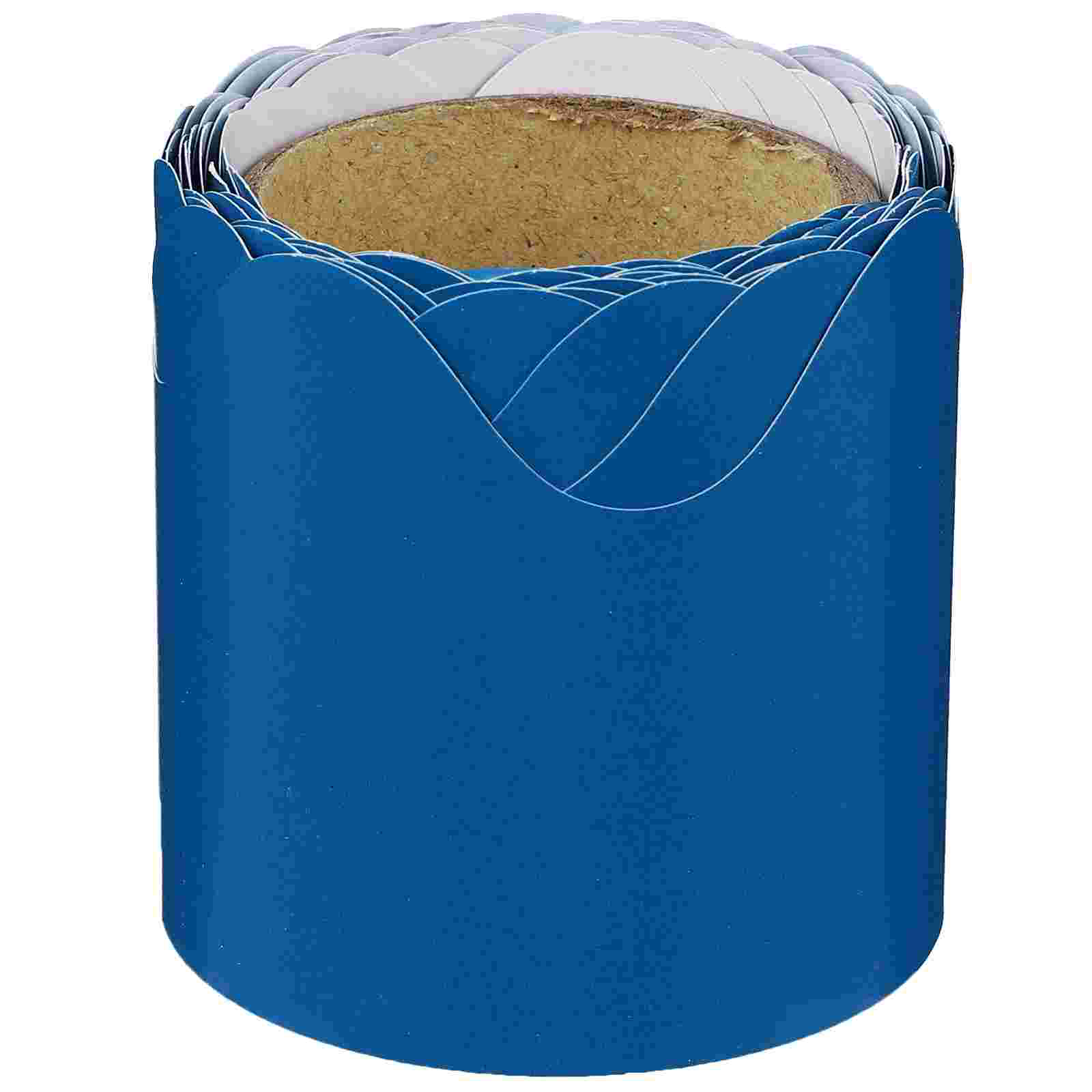 5M Blackboard Border Paper Roll Classroom Decor Supplies Chalkboard Edge Trim Bulletin Board Accessory Teaching Tools: Blue