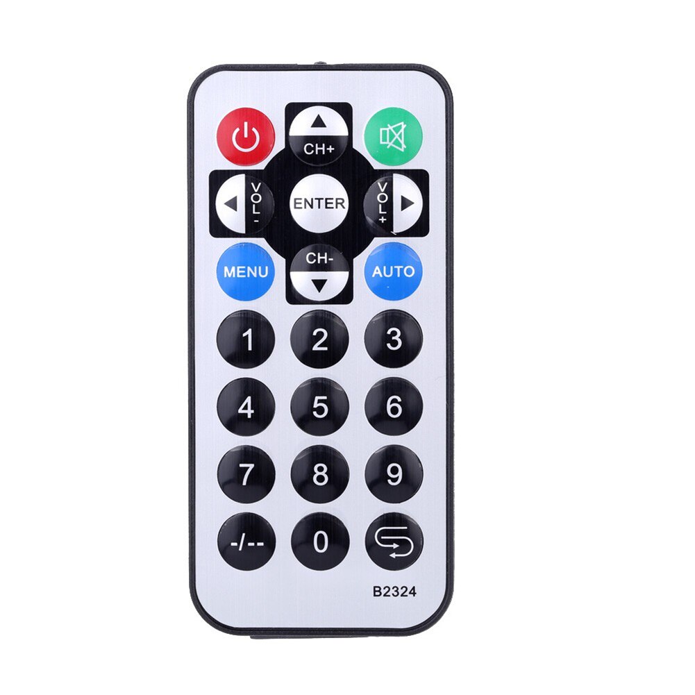 Universal ABS 12V Auto Analog TV DVD Set-top-Box-Receiver mit Fernbedienung Auto Mini Analog TV box Set