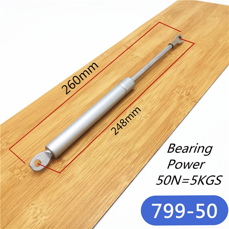 260mm hydraulisk lift up pneumatisk dørstøtte møbler gasfjeder køkkenskab hardware hængsel: Leje 50n