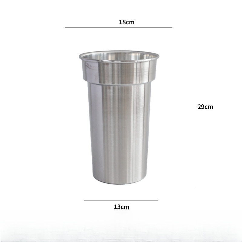 Joywood Aluminium Eimer Metall Eimer modische hoch-Ende-Blumen fass Blumen kunst Blume Erwachen Eimer Dekoration: violett
