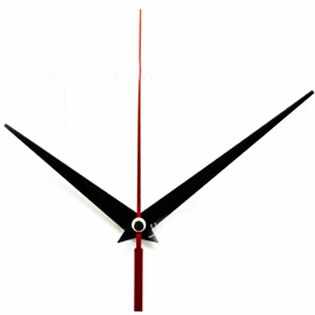 Reloj de pared grande autoadhesivo, decoración silenciosa, 3D, bricolaje, gran tamaño, Adhesivo acrílico para pared, espejo, reloj de pared grande: Clock Needle