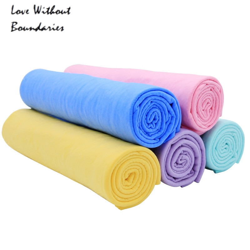 Flexo ruskind absorberende håndklæder pet tørring håndklæde ultra-absorberende dog bath towelcat nødvendig rengøring 43*32*0.2cm
