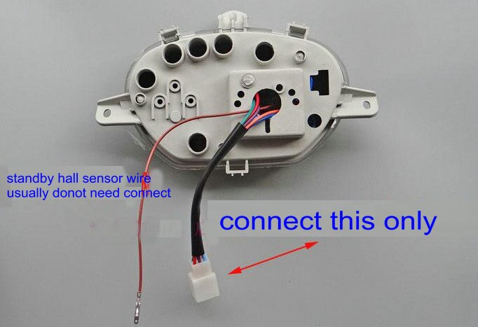 Lcd-skærm til el-scooter elcykel trehjulet cykel mtb atv 48 v 60 v 64 v 72 v 84 v 96v instrumentmåler speedometer batteriindikator
