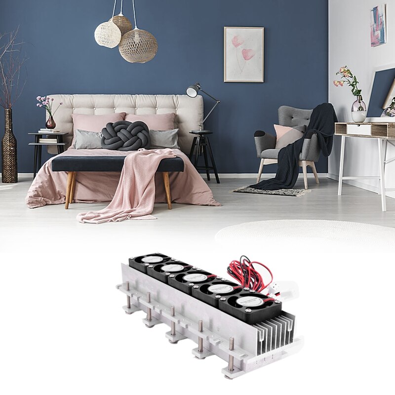 Piastra di raffreddamento aria condizionata refrigerazione raffreddatore DC12V kit di raffreddamento durevole kit di raffreddamento del condizionatore d'aria