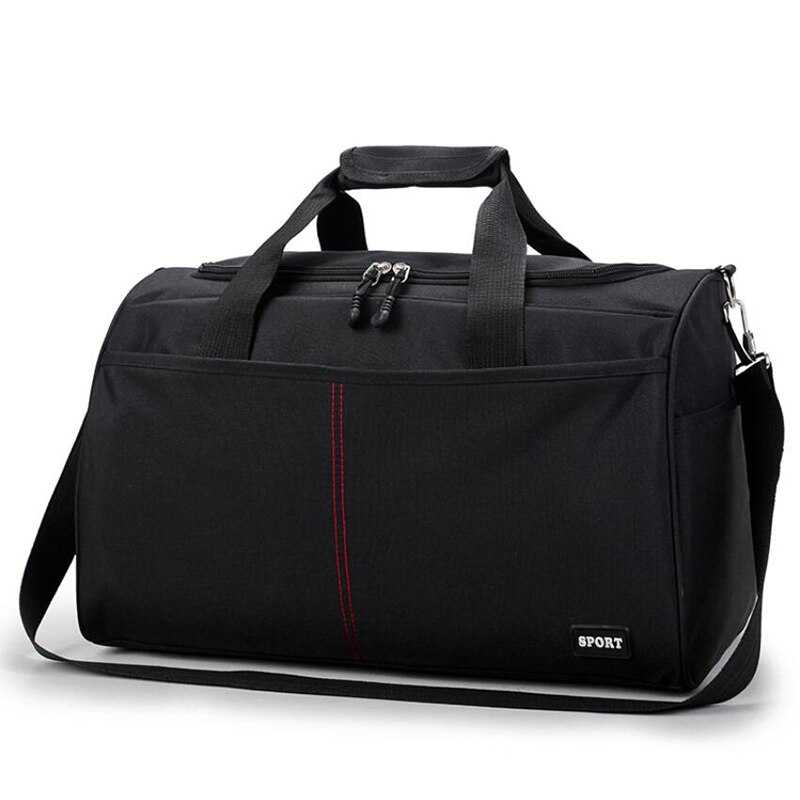 Men Travel Bag Large Capacity Hand Luggage Travel Duffle Bags Oxford Weekend Bags Women Multifunctional Travel Bags: Black L