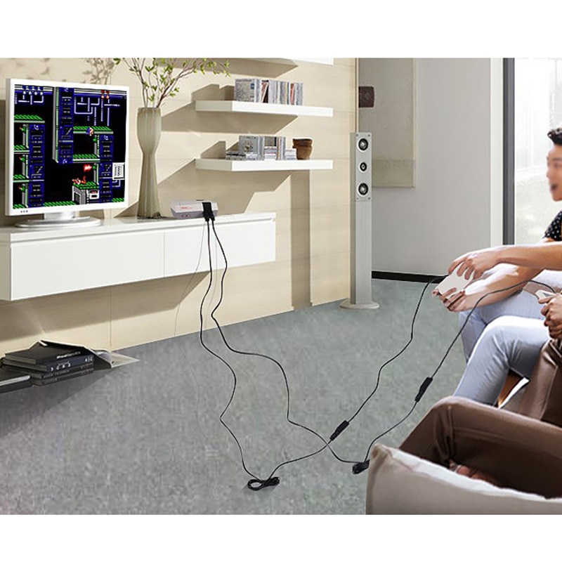 2 stks Gamepad Controller Verlengkabel 3 M voor SNES Klassieke Editie Controller voor Nintendo Classic Mini/Wii Controllers