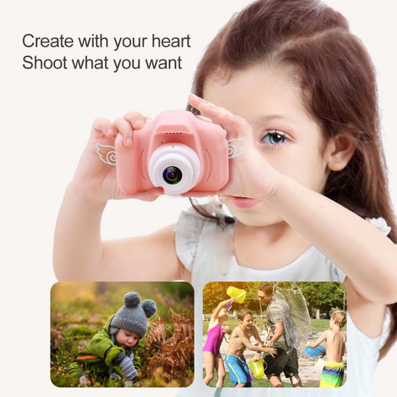 Schattige Mini Kinderen Camera Full Hd 1080P Digitale Camera Draagbare 2 Inch Scherm Video Recorder Camcorder Kinderen Speelgoed