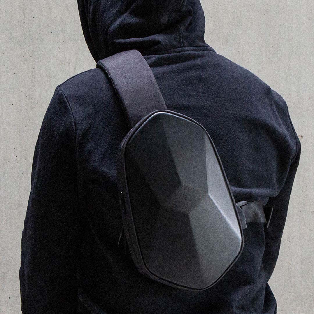 Xiaomi-Bolso de pecho con poliedro impermeable para hombre y mujer, mochila de hombro portátil para ocio