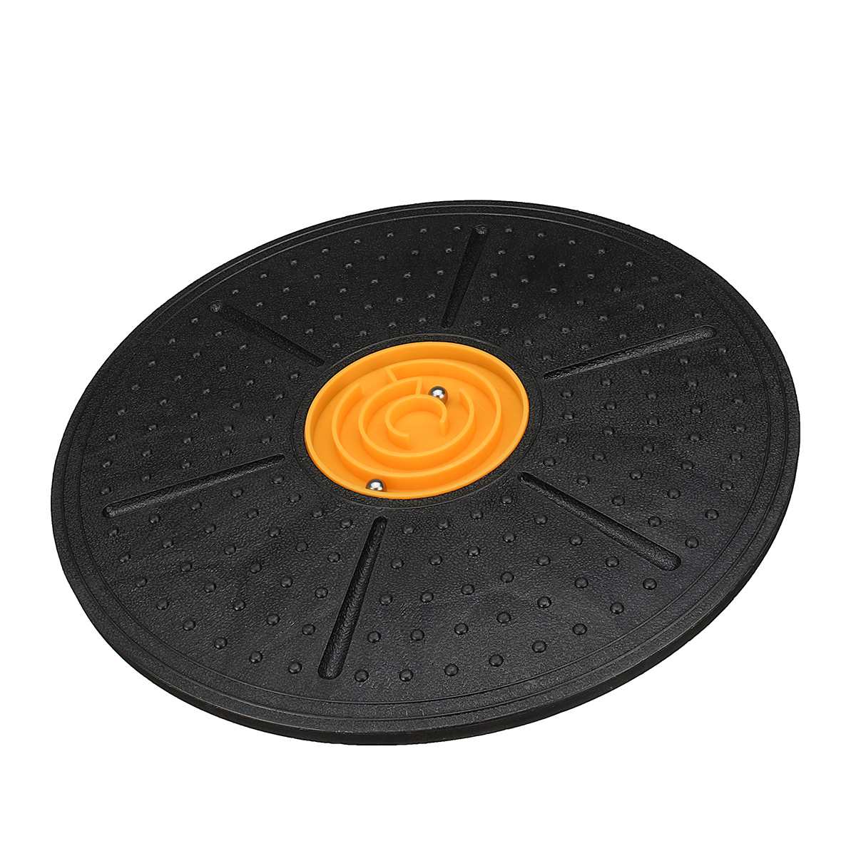 Disco de masaje de rotación de 360 grados, tabla de equilibrio de 36cm, placas redondas, almohadilla de equilibrio, tablas de torsión de cintura para gimnasio, ejercitador, rodamiento de carga: Naranja