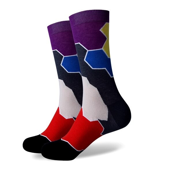 Spiel-hoch Bunte ARGYLE SOCKE spaß herren Baumwolle Socken Hochzeit Socken Freies uns größe (7,5-12): 412