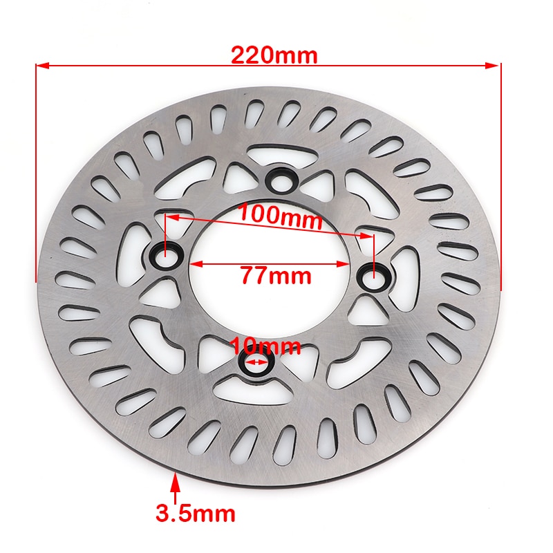 190/220/230mm brake disc plate for dirt bike pit bike KLX CRF BEST Bike Front and Rear Brake Universal Use: 220MM