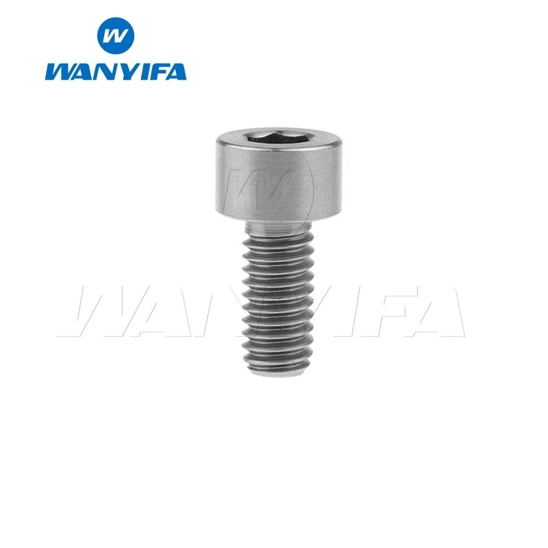 Wanyifa titan bolt  m5 x 10 12 16 18mm unbrakonøkkel stigma hode ti skrue til sykkelstamme setepinne