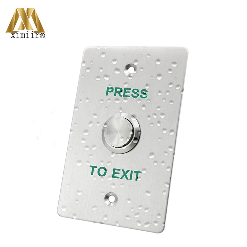 Ip68 vandtæt adgangskontrol udgangsknap  e06 rustfrit stål dørklokke switch berøringspanel døråbner: M50