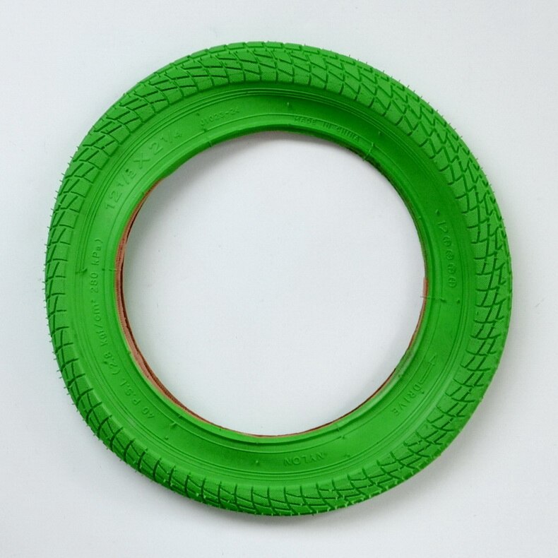 12 1/2 x 2 1/4 fietsband 12 x 2.125 binnen opvouwbare fiets kinderwagen kleur buitenband aanbevolen.: Groente