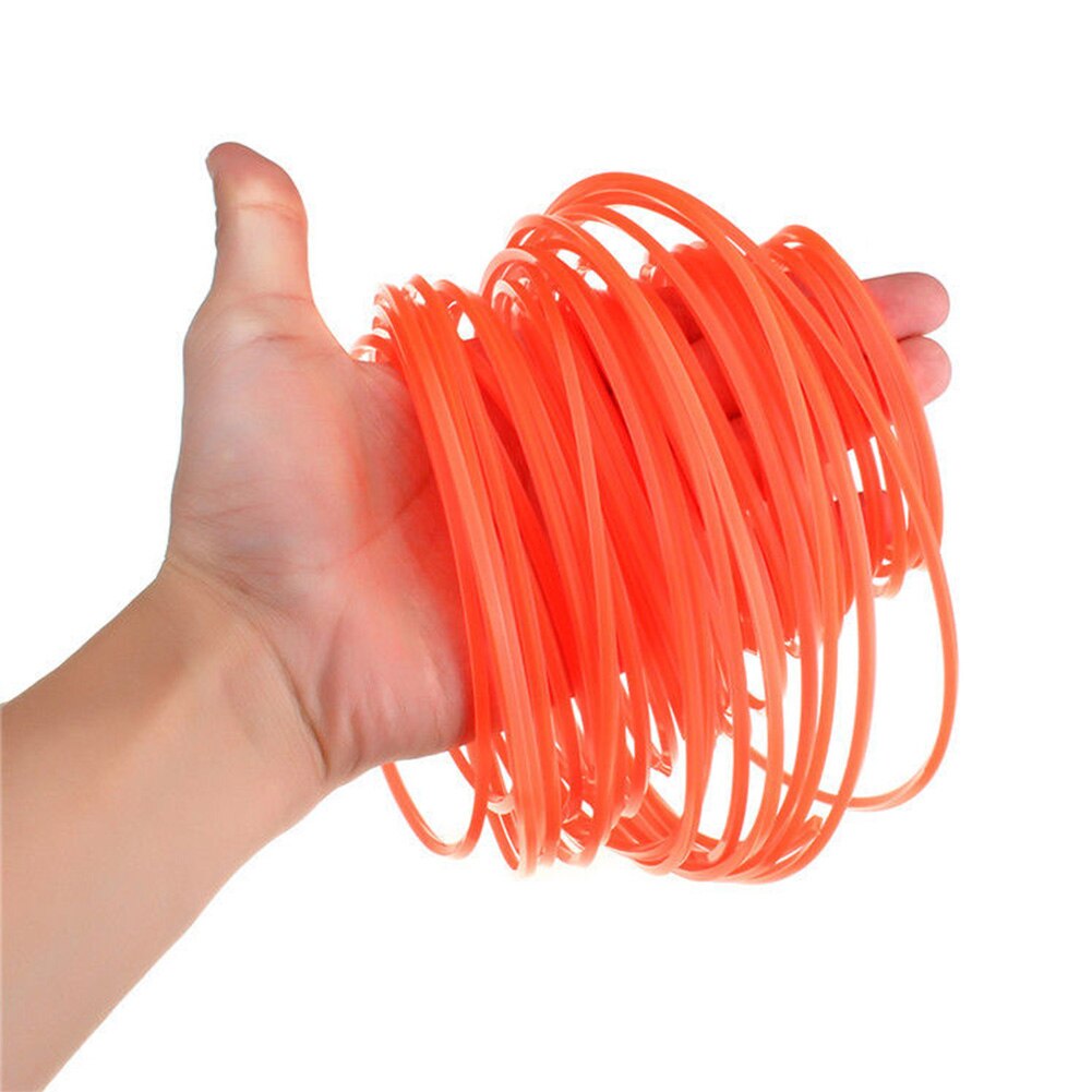 Værktøjer have universal wire 15/50/120m buskrydder nylon reb firkantet 2.7mm landbrugstilbehør trimmer line græsplæne