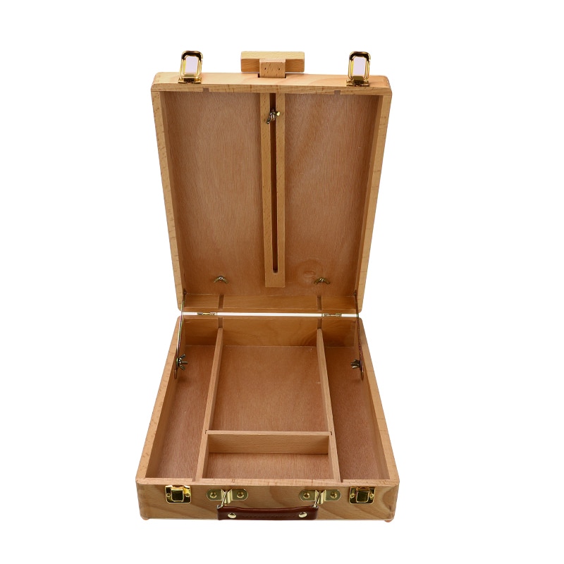 Multifonctionnel peinture valise étudiant en plein air croquis Portable filet bureau chevalet peinture accessoires Art fournitures