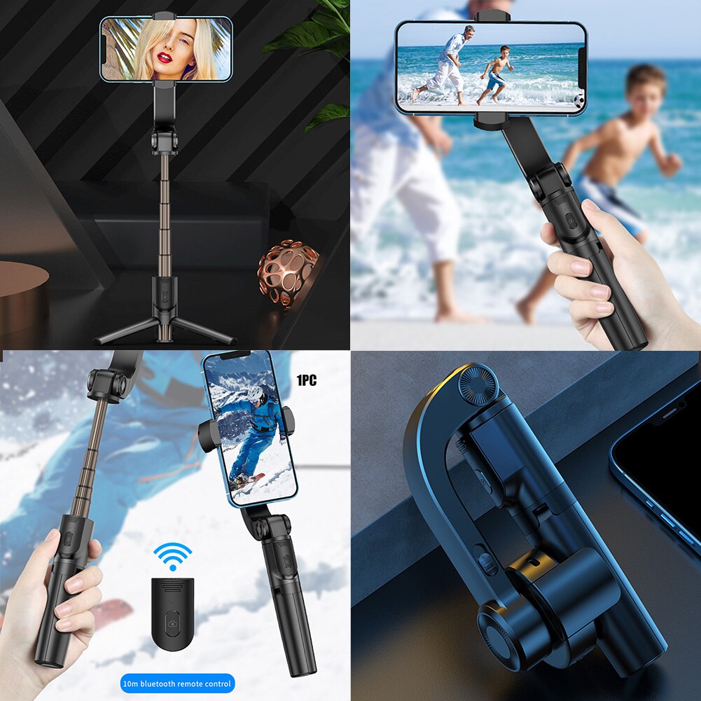 Draadloze Selfie Stok Vlog Handheld Voor Smartphone Statief Universele Oplaadbare 360 Rotatie Afstandsbediening Gimbal Stabilizer