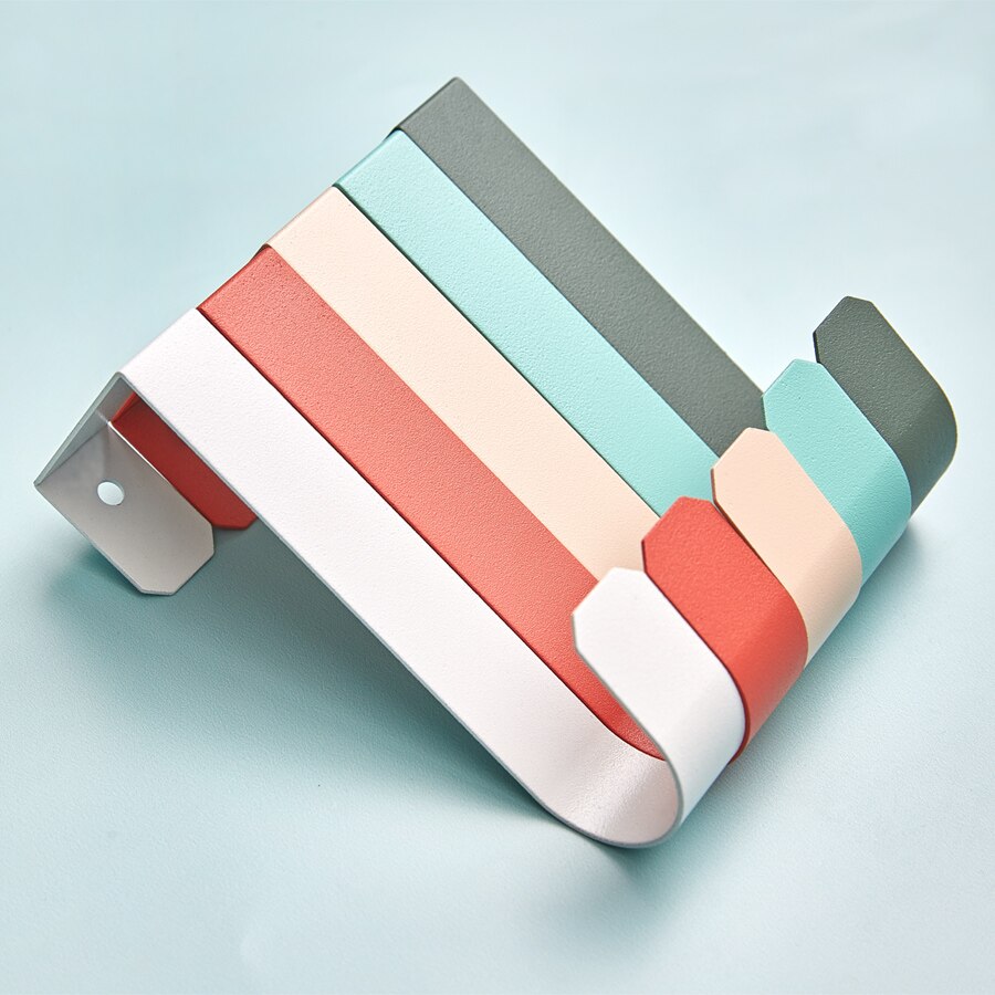 Colgador de ropa sin clavos Simple detrás de la puerta de baño, para parte superior, recomendado