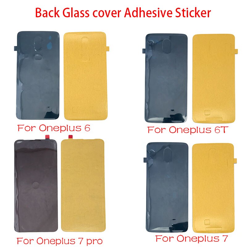 5pcs/lot Back Battery Cover Door sticker Adhesive glue tape For Oneplus 6 6T 7 Pro