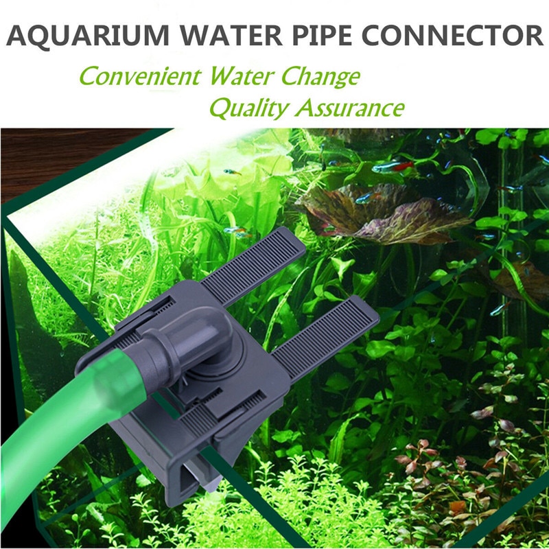 1/2/4Pcs Black Aquarium Tank Water Buisklem Slang Buis Staaf Bevestigingsclip Mount Houder Accessoires aquarium Slang Houder PI669