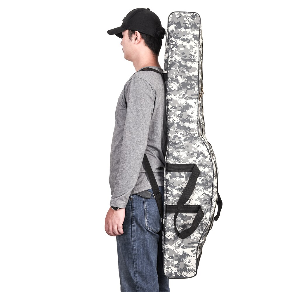 Blusea 120Cm 150Cm 3 Lagen Vissen Tas Draagbare Vouwen Hengel Reel Tas Visgerei Carry Bag Case reizen Opbergzakken