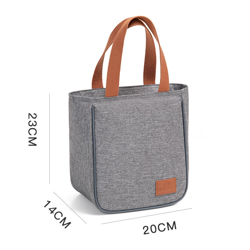 Korean Version of Portable Insulation Bag Work Meal Bolsa Aluminum Foil Thickened Lunch Lunch Bag Fresh-keeping Picnic Sac A Dos: B
