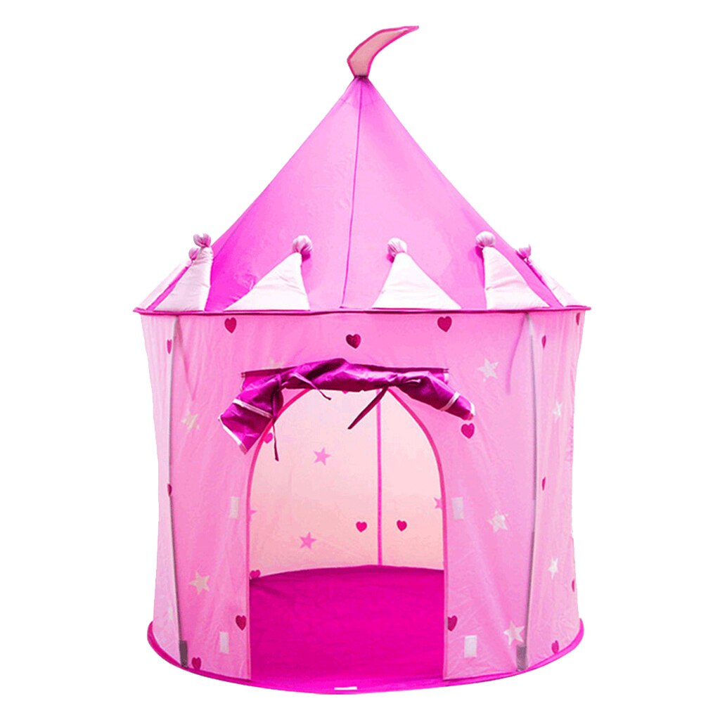 Opvouwbare Meisjes Prinses Fee Spelen Tent Kids Castle Cubby Speelhuis Speelgoed: Pink