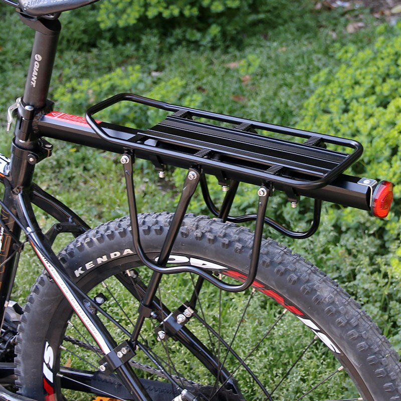 Deemount Aluminium 50KG Bagage Bagagedrager Kofferbak voor Fietsen MTB Bike Achter Plank Fiets Rekken 20- 29 inch fietsen
