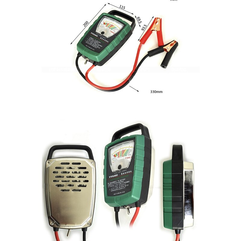 Ty6402 500a 2v 6v 12v automobil/bilbatteri tester/generator/startkontrol let at bruge