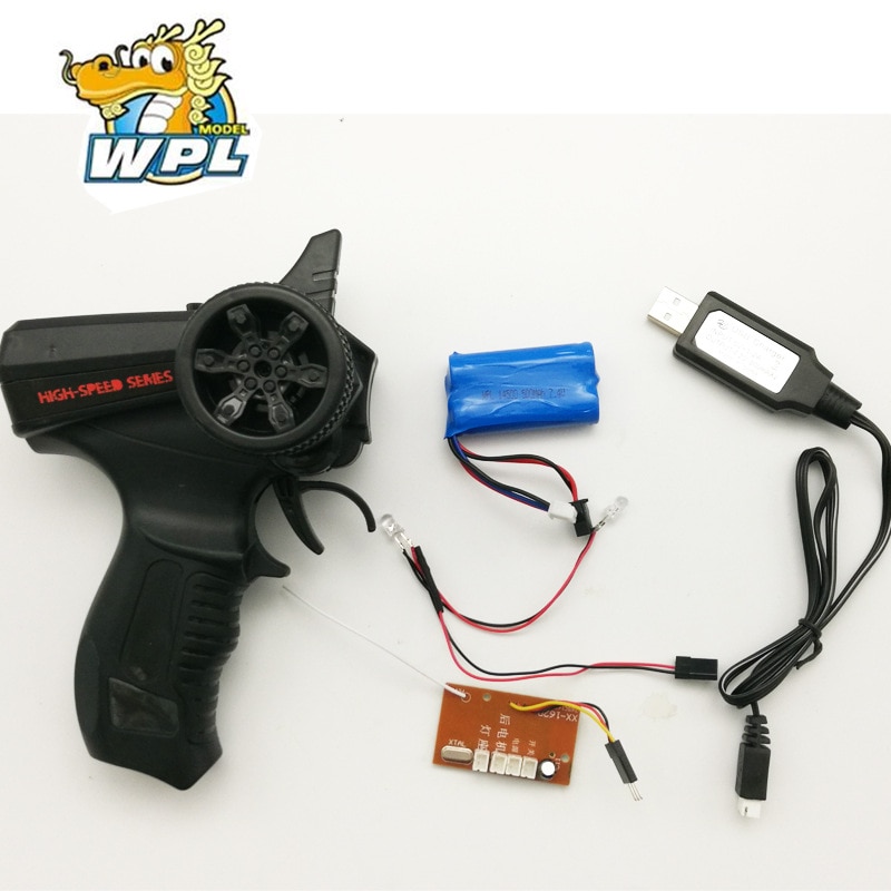 WPL B14K B24K B16K B36K C14 C24K Original Full Scale Remote Controlller KIT Version Universal 2.4G Receiver Lipo Battery Charger