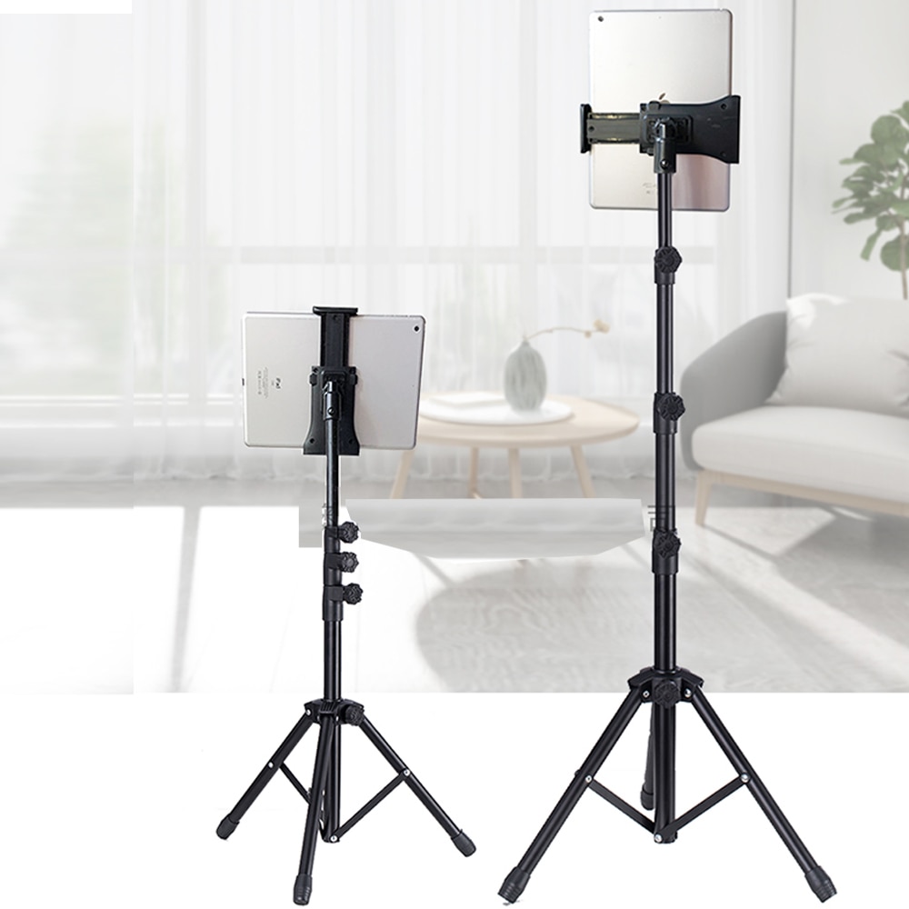 136 cm obrót statywu 4-13 calowy uchwyt na Tablet stojak na statyw do ipada Air Mini 2 3 4 uchwyt na Tablet do ipada Pro 12.9 Iphone
