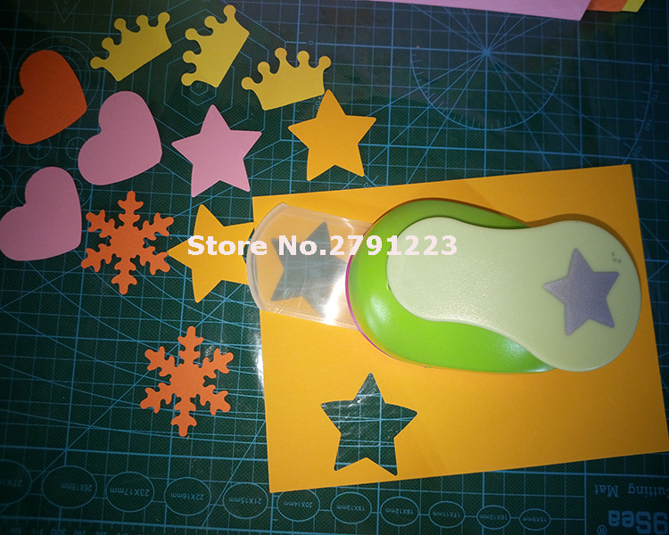 Perforadora en forma de estrella para manualidades, cortador de papel para álbum de recortes, herramienta para manualidades para niños, perforadora de S2935-8 para niños, 2 pulgadas